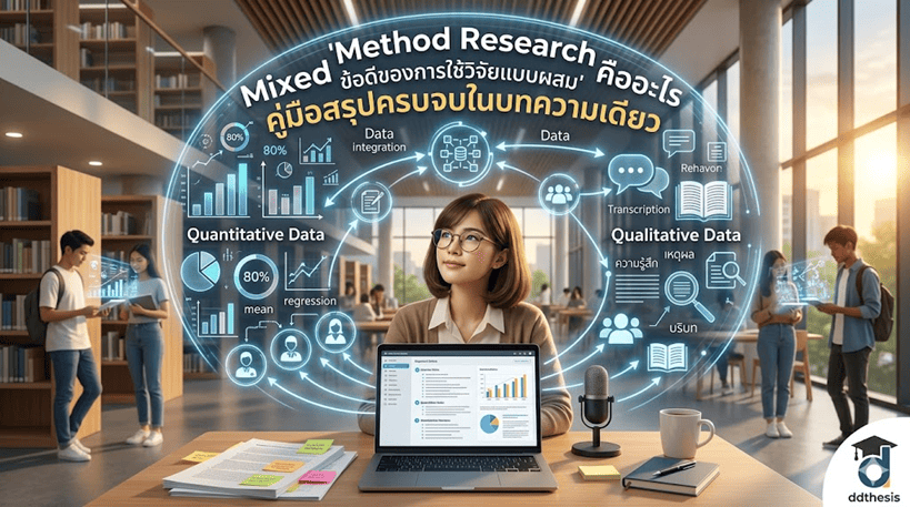 Mixed Method Research คืออะไร? ข้อดีและวิธีทำวิจัยแบบผสม